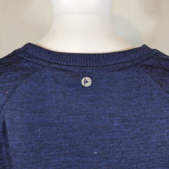 Active Life Activewear Navy Zipper Sweater Top Size M - Picture 6 of 6